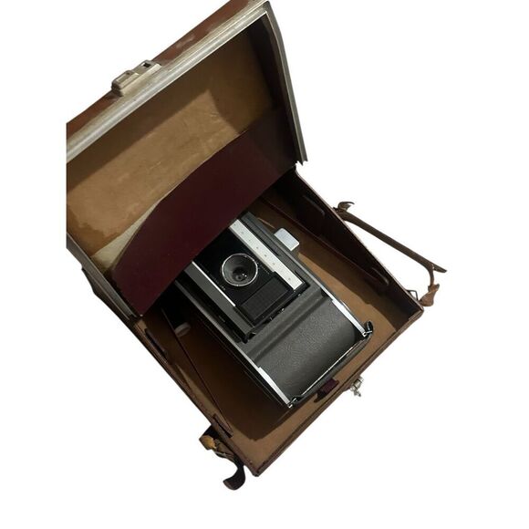 Vintage Polaroid J66 Electric Eye Land Camera With Leather Case 1960 - Picture 1 of 16